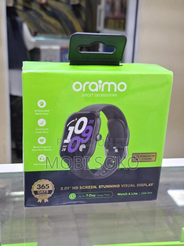 Oraimo Watch 6 Lite 2.01'' Smart Watch With Cool Ui Interface - main view