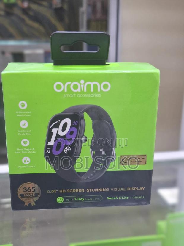 Oraimo Watch 6 Lite 2.01'' Smart Watch With Cool Ui Interface - thumbnail 3