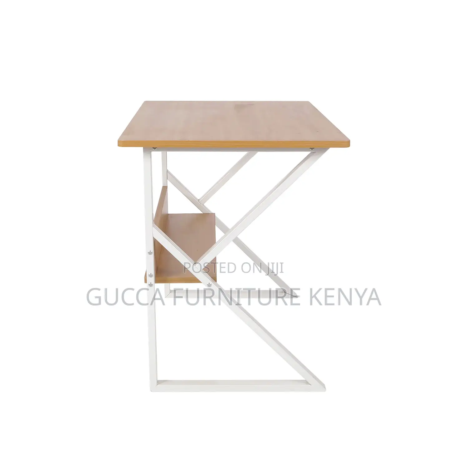 Generic Home Office Study Desk With Bookshelf