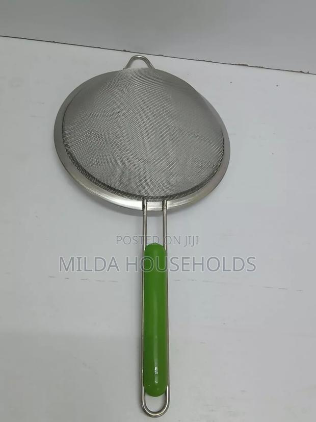 Durable Stainless Steel Strainer.