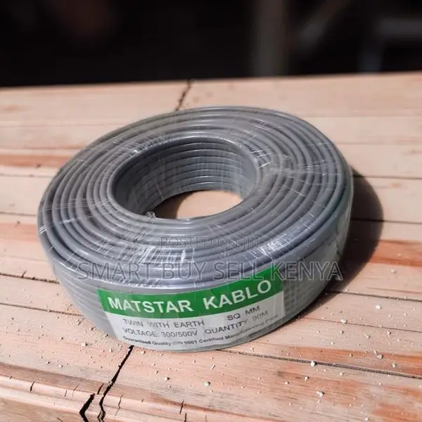 PVC Insulated 2.5mm Twin With Earth Solid Core Electrical Wiring Cable