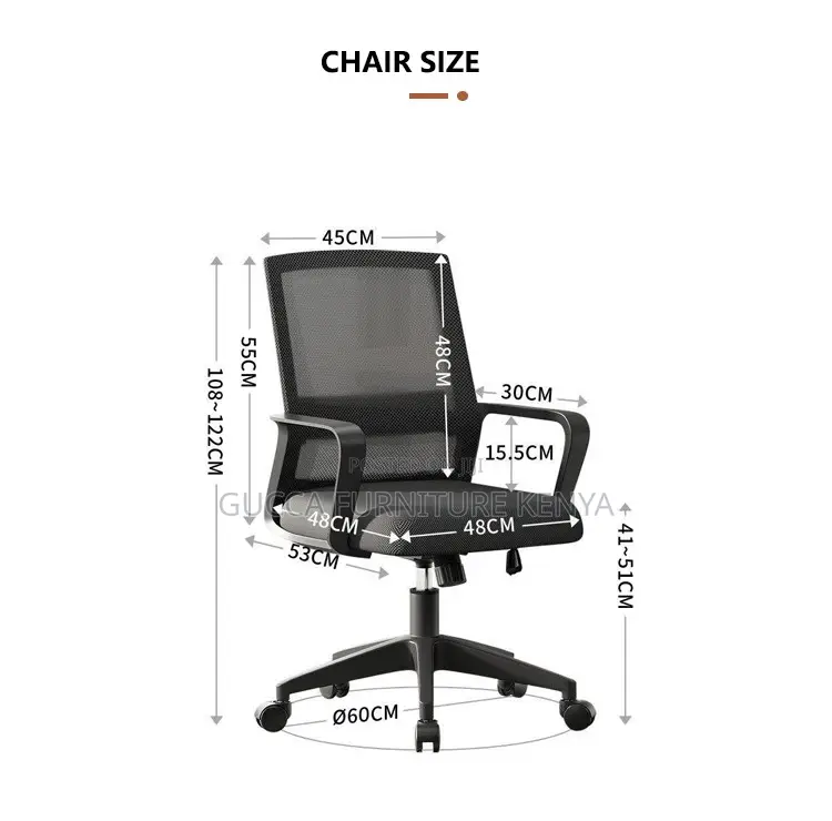 Ergonomic Mesh Captain Mesh Office Chair