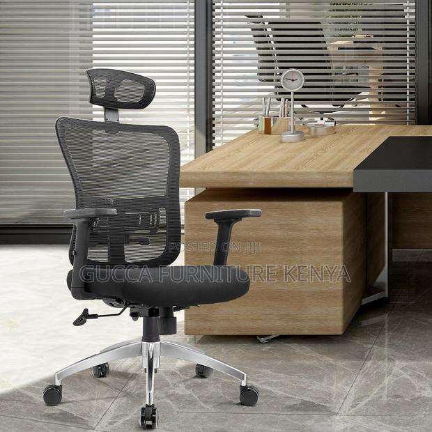 Ergonomic High-back Executive Mesh Chair - thumbnail 2