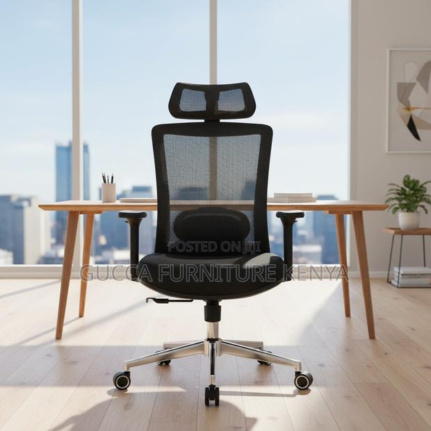 Ergonomic High-back Executive Mesh Chair - thumbnail 6