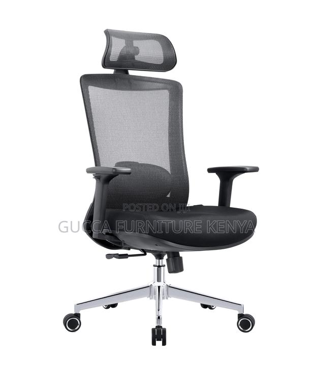 Ergonomic High-back Executive Mesh Chair - thumbnail 8