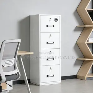 Office Safe; 4-drawer Fireproof Security Office Safe