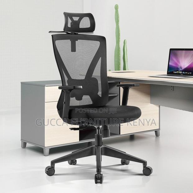 Ergonomic High-back Executive Mesh Chair - thumbnail 11