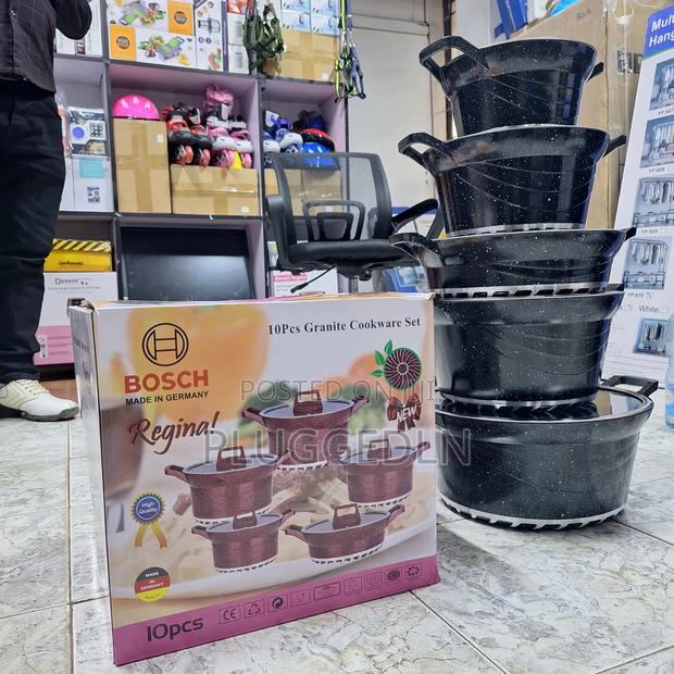Bosch 10pcs Granite Cookware Set. - thumbnail 2