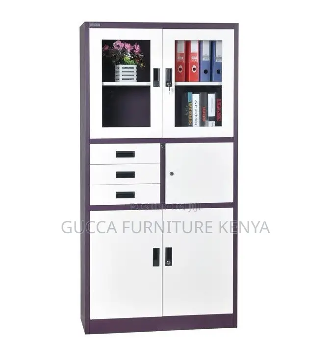 Swing Door Steel Office Filling Cabinet With Safe