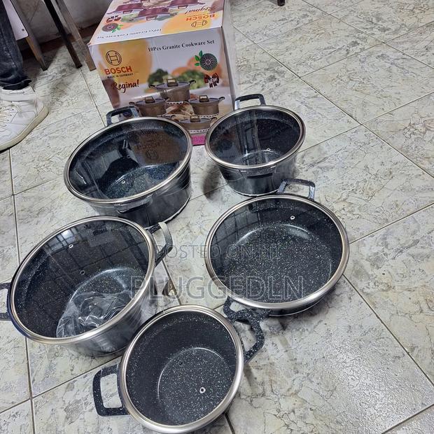 Bosch 10pcs Granite Cookware Set. - thumbnail 3