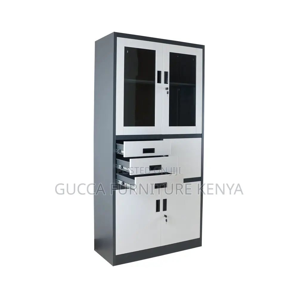 Swing Door Steel Office Filling Cabinet With Safe