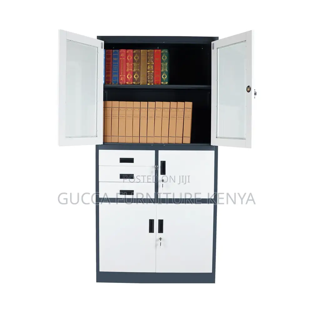 Swing Door Steel Office Filling Cabinet With Safe
