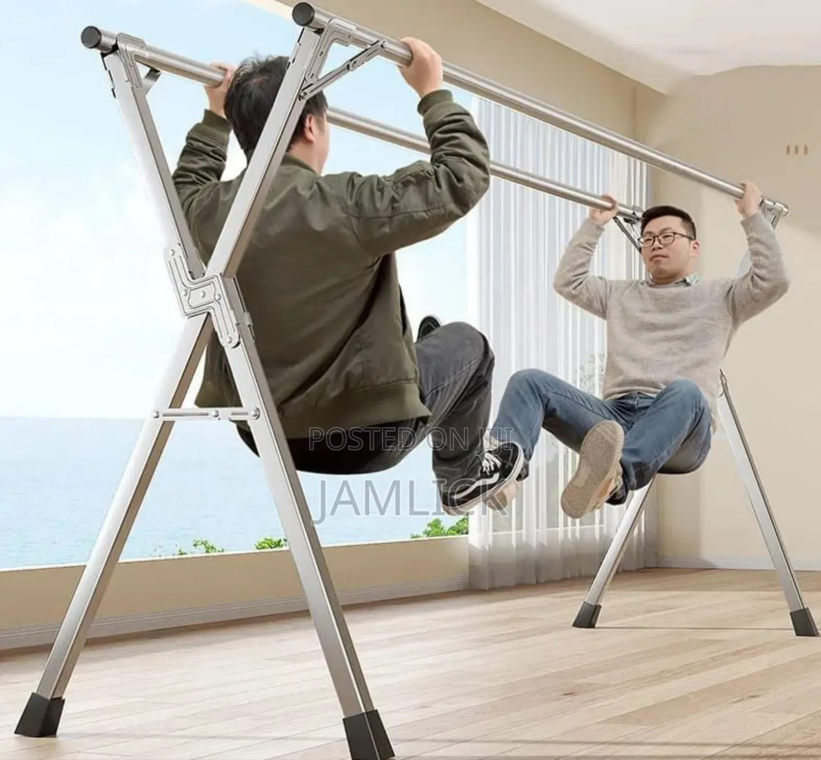 Double Outdoor Cloth Rail - Zy