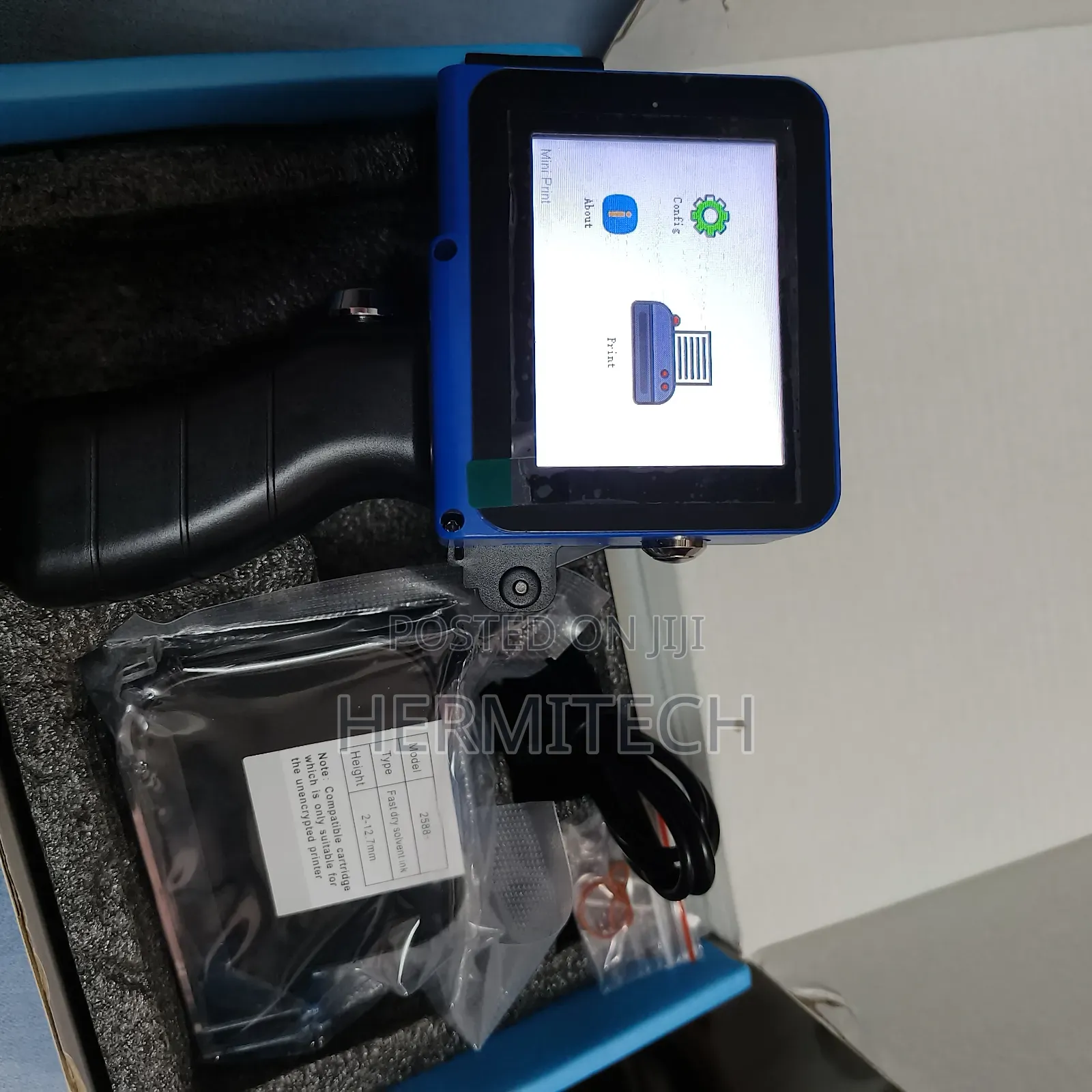Small Coding Machine Inkjet Handheld Printers With Coloured Cartridges