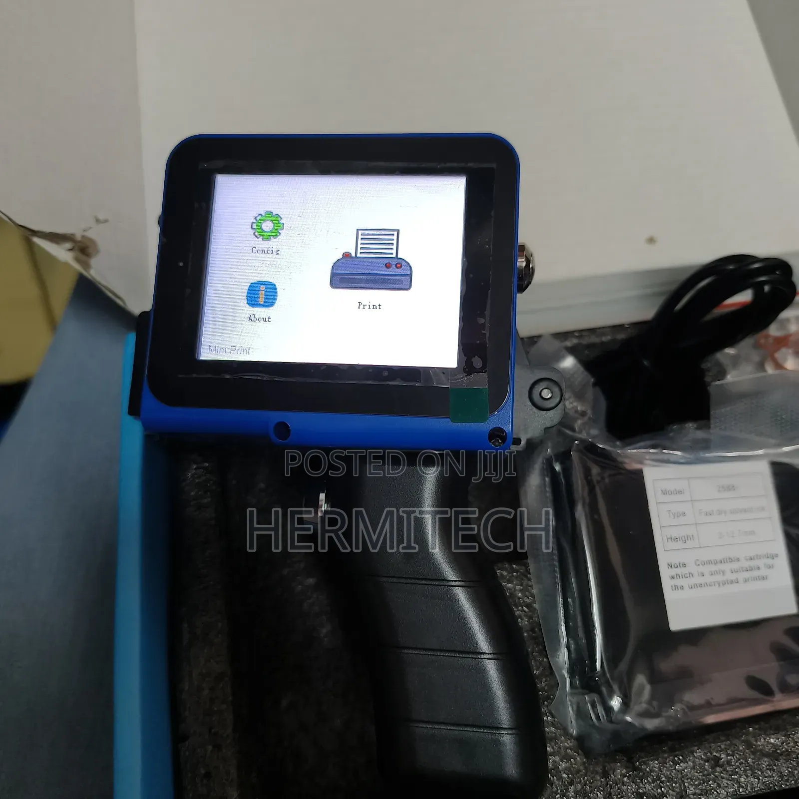 Small Coding Machine Inkjet Handheld Printers With Coloured Cartridges