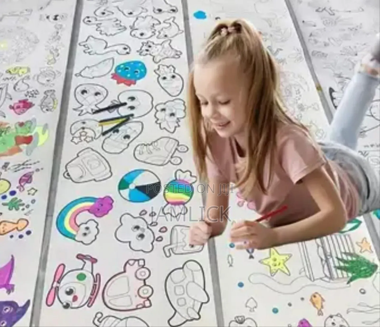 Kids Drawing Roll Coloring Paper - Zy
