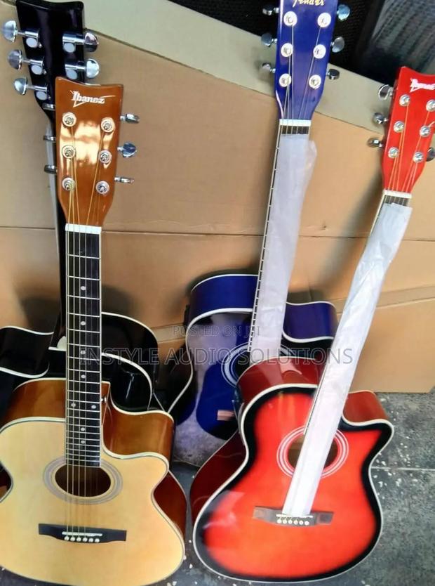 Size 41 Semi Acoustic Stylish Guitar - thumbnail 6