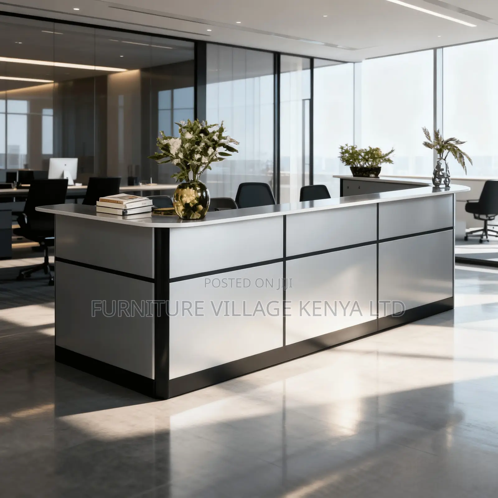 Office Desk; 1.8 Meter Front Reception Office Desk