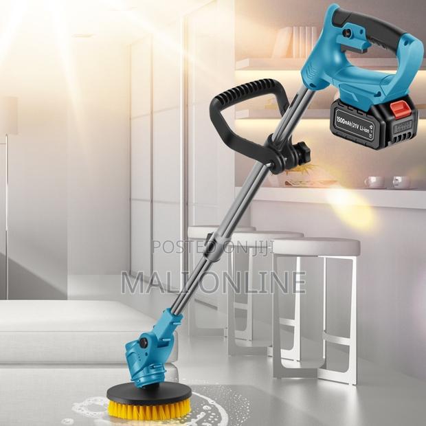 3-in-1 Electric Spin Scrubber Extendable Arm 120cm High Power - thumbnail 4