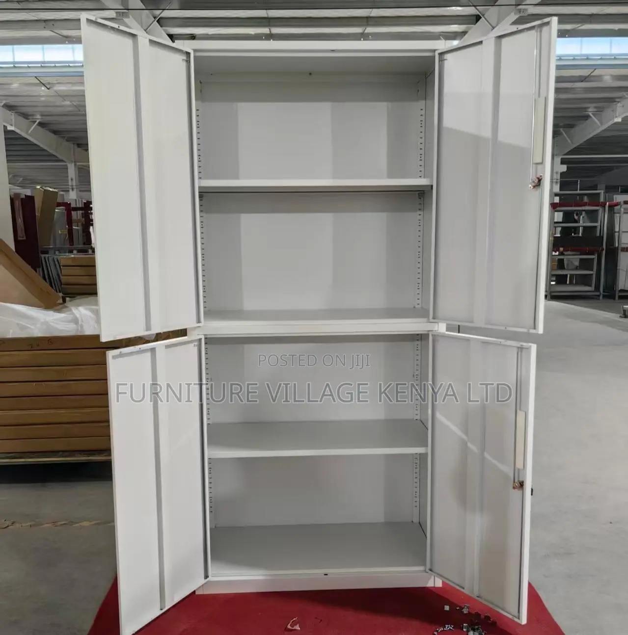 Office Cabinet ; 4-door Steel Office Storage Cabinet