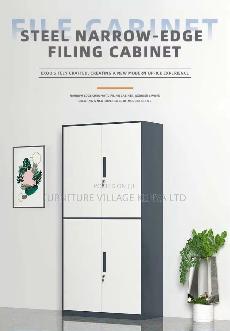 Office Cabinet ; 4-door Steel Office Storage Cabinet