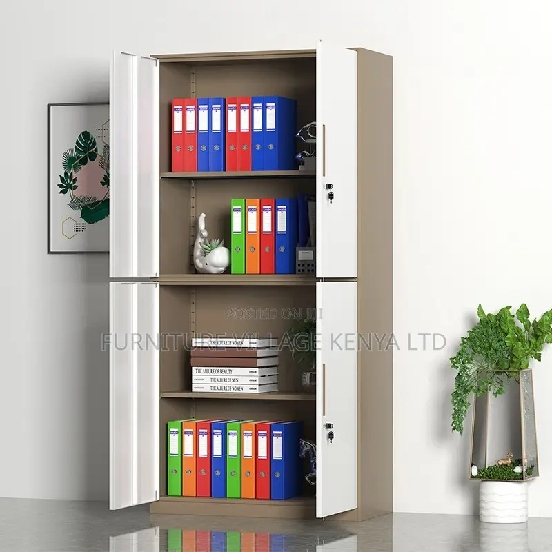 Office Cabinet ; 4-door Steel Office Storage Cabinet