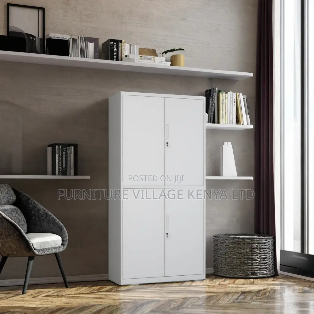 Office Cabinet ; 4-door Steel Office Storage Cabinet