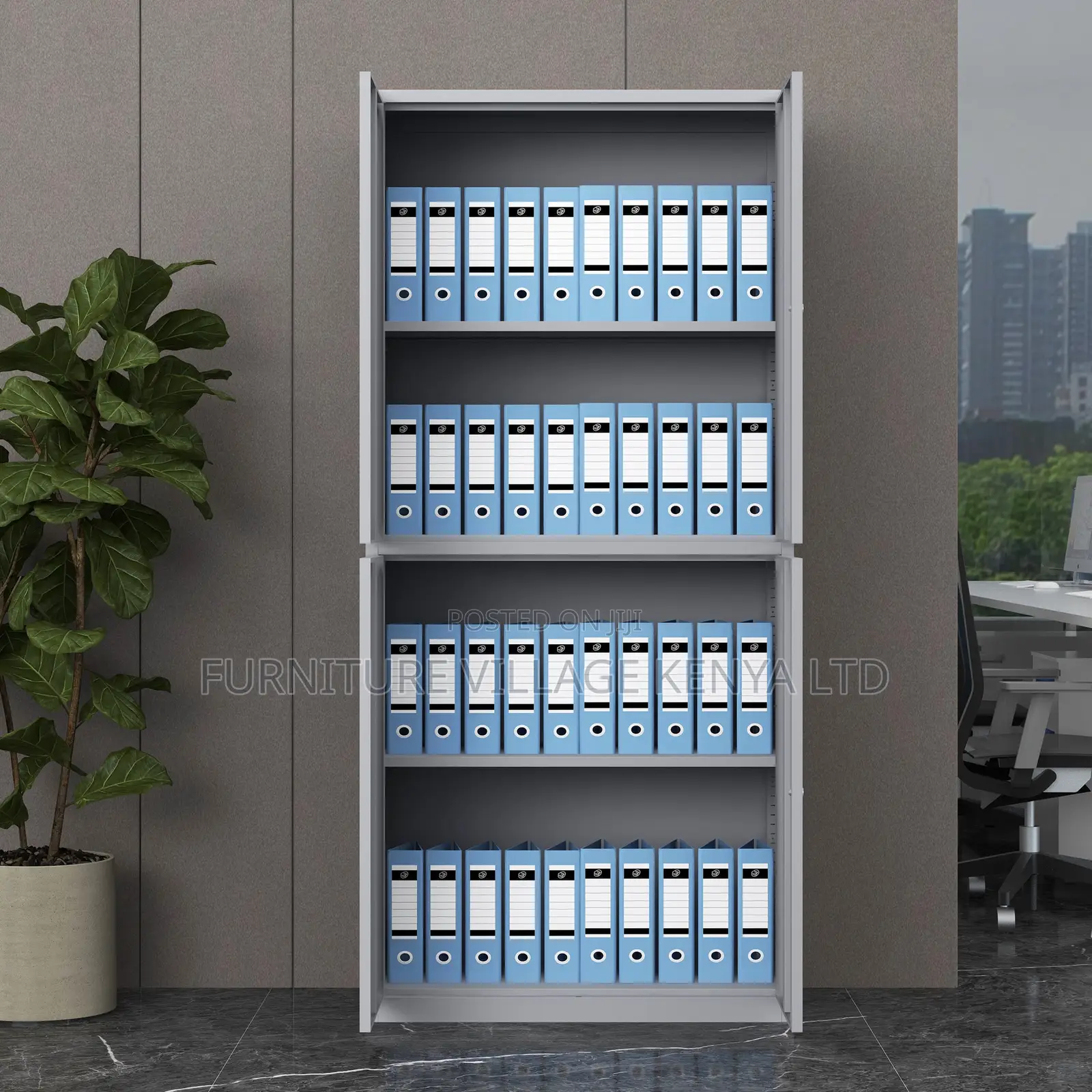 Office Cabinet ; 4-door Steel Office Storage Cabinet