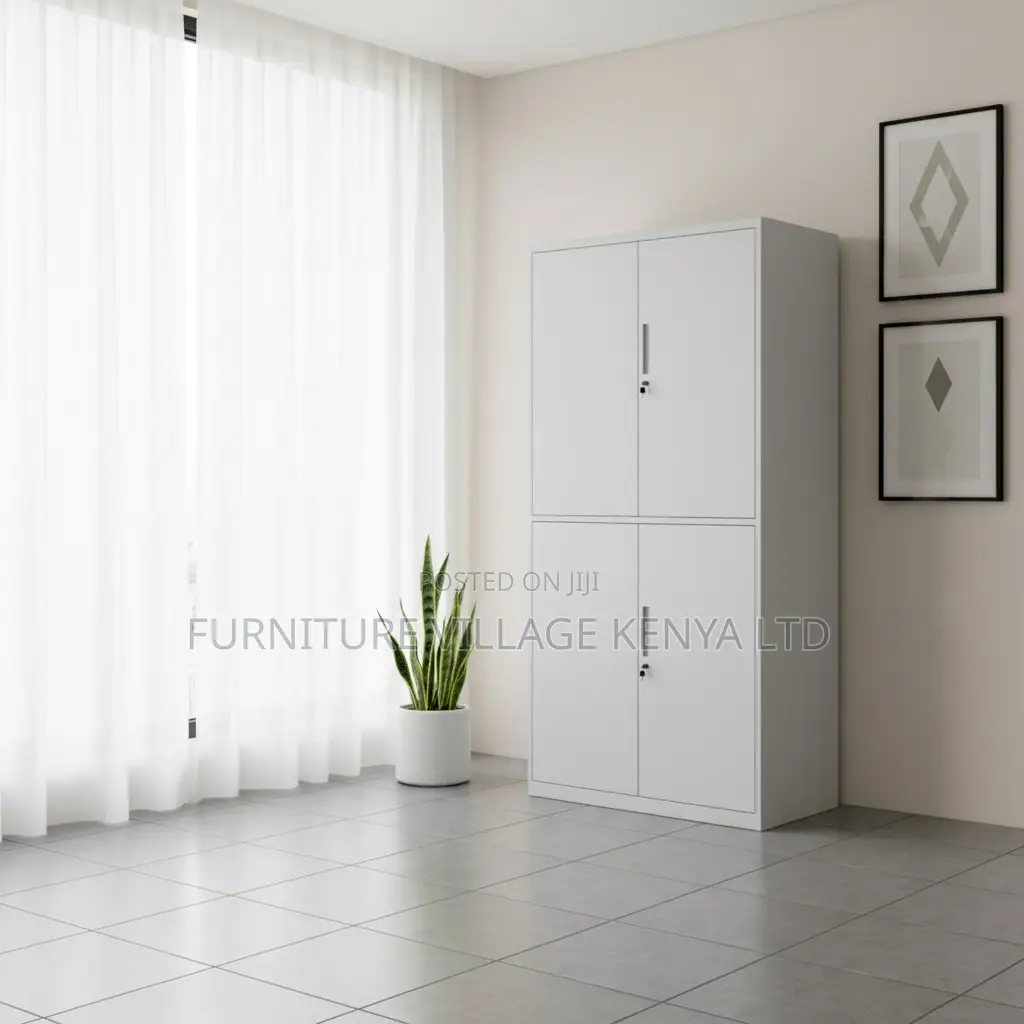 Office Cabinet ; 4-door Steel Office Storage Cabinet