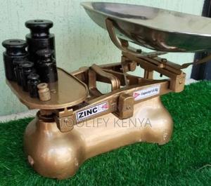 Zinc Manual Weighing Scale Scale Mawe Analogue With 7weights - 15kgs