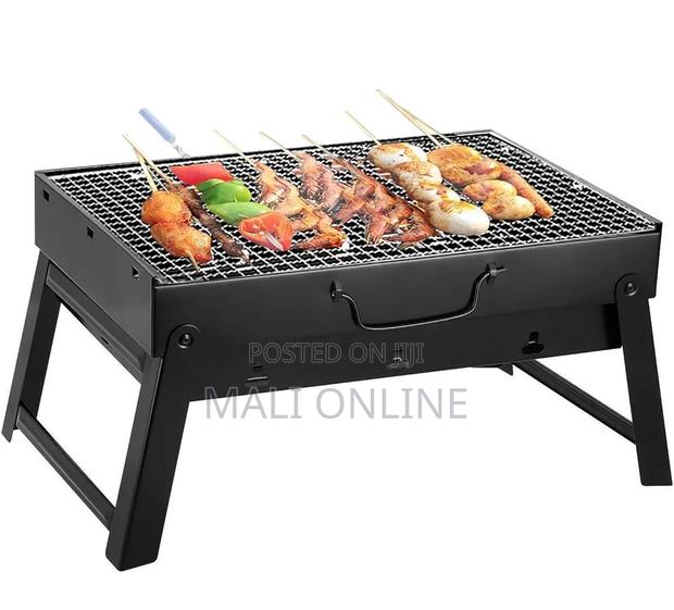 Foldable Portable Charcoal BBQ Grill Lightweight Carbon Steel