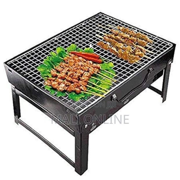 Foldable Portable Charcoal BBQ Grill Lightweight Carbon Steel - thumbnail 7