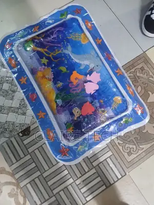 Tummy Time Water Mat – Baby Activity Play Mat With Floating Toys
