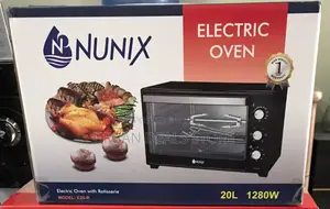 Nunix 20 LTRS Electric Rotisserie Oven (4 Knob Settings