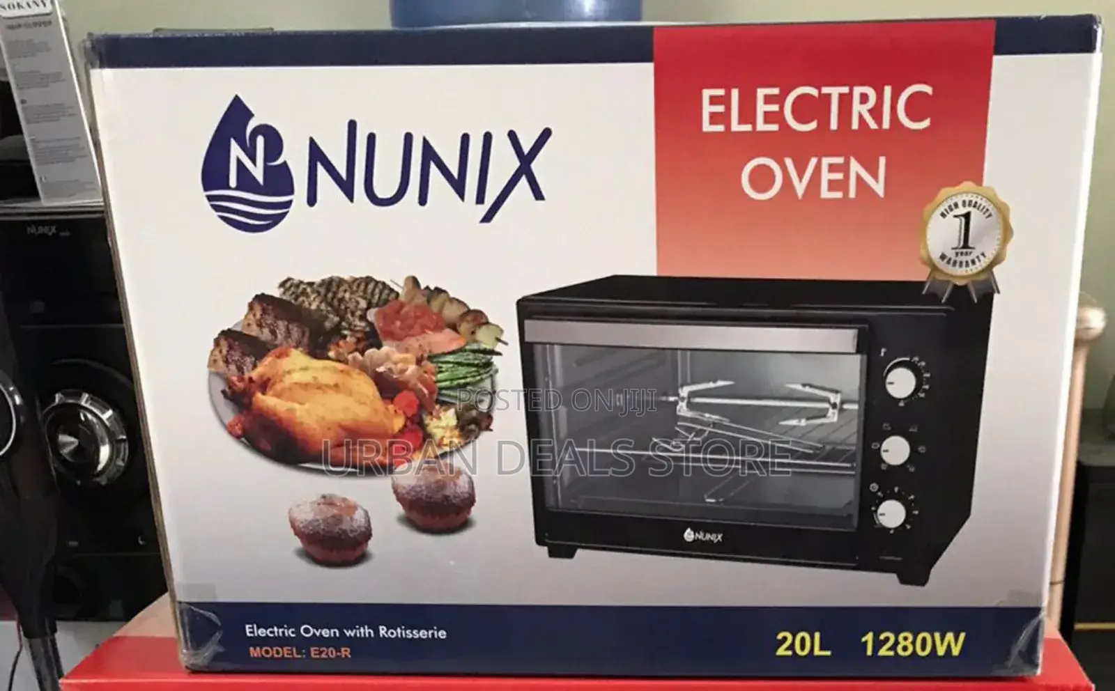 Nunix 20 Litres Electric Rotisserie Oven