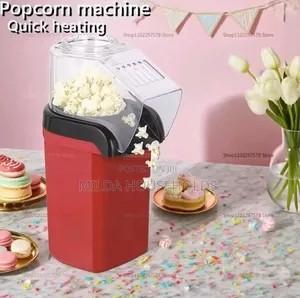 Portable Hot Air Popcorn Maker With Measuring Cup.