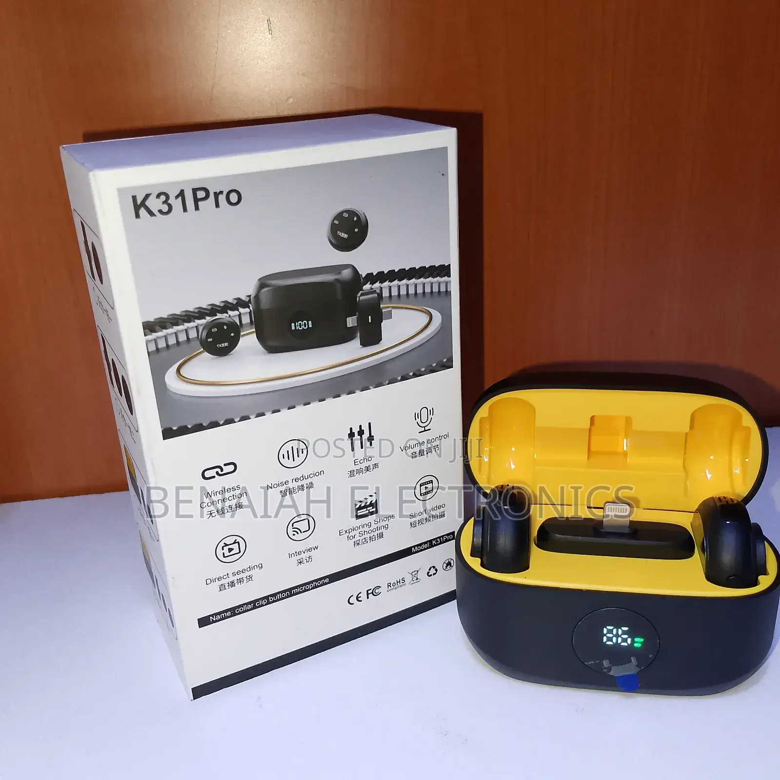 K31pro Collar Microphone With Noise Reduction