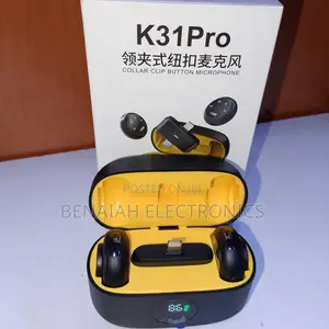 Collar Clip Button Microphone K31pro