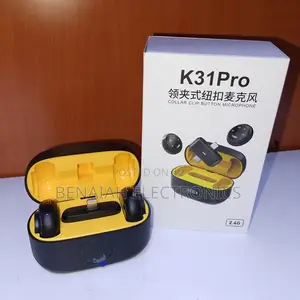Collar Clip Button Microphone K31pro