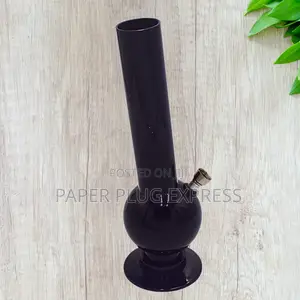 10" Black Acrylic Water Bong