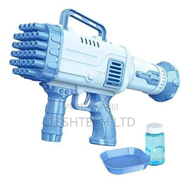 Automatic Bubble Gun Blower With Lights – Fun Outdoor Toy for Kids