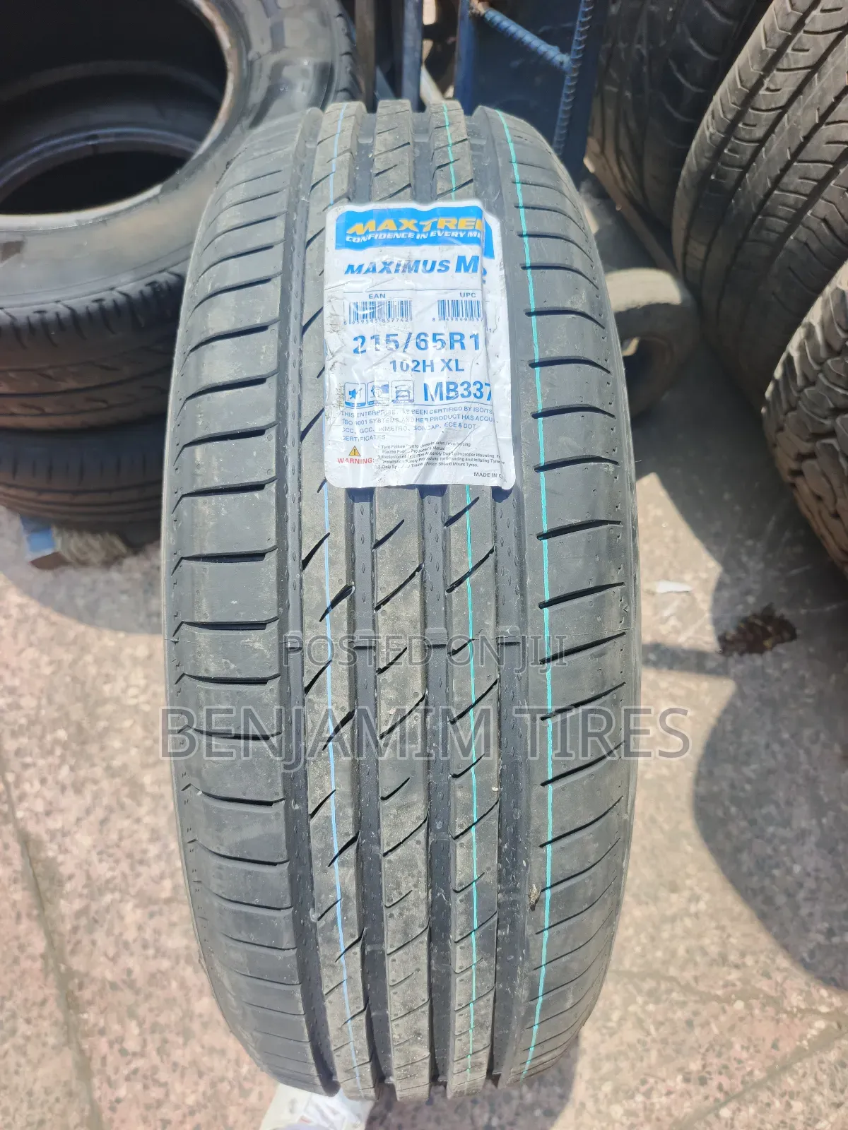 Maxtrek Tires Sizes 215/65r16 Radial Tubeless.