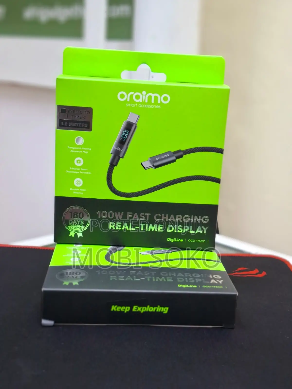 Oraimo Digiline 100w Cable With Display
