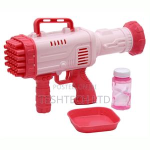 Quality Rechargeable Bubble Machines Pink - thumbnail 2