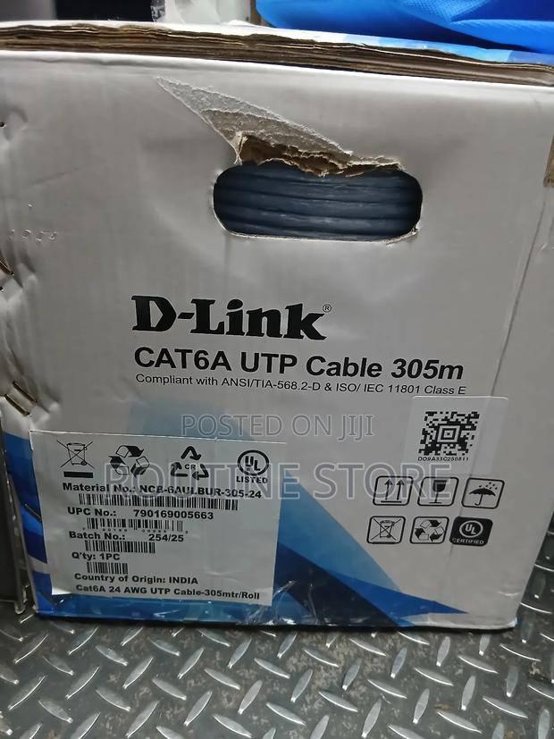 D-Link Cable Cat 6a 24 Awg Indoor - main view