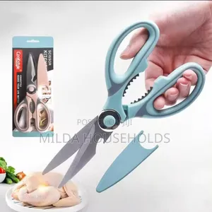 Multi-Purpose Kitchen Scissors With Magnetic Holder