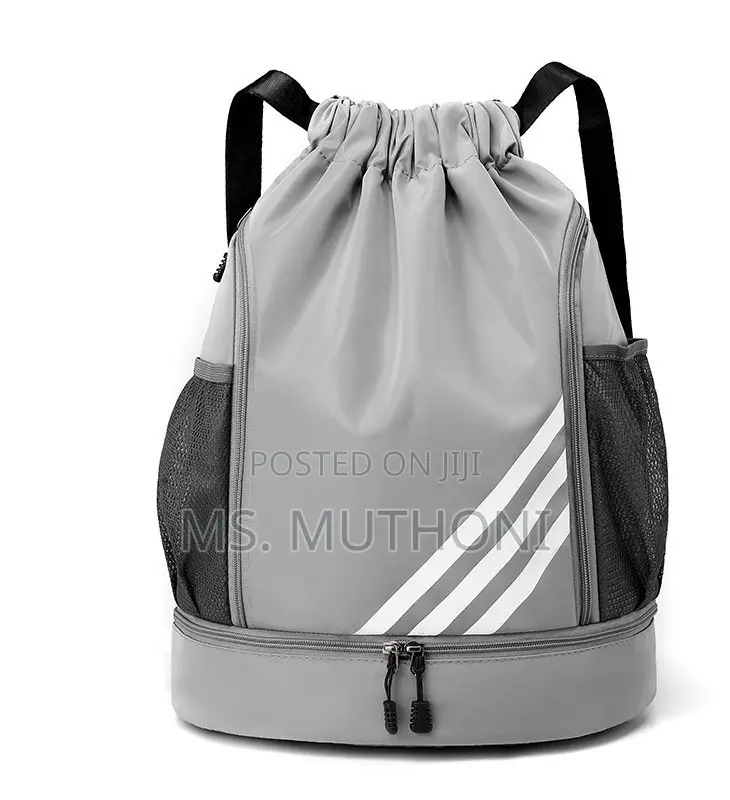 Waterproof Canvas Drawstring Gym Backpack,