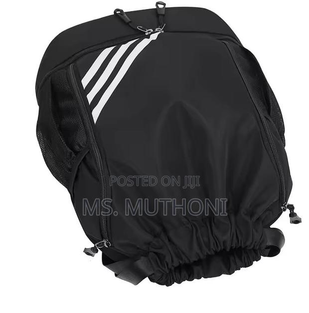 Waterproof Canvas Drawstring Gym Backpack, - thumbnail 5