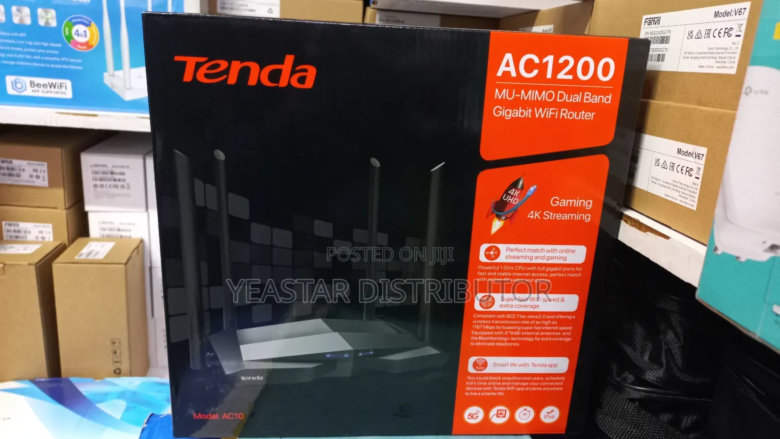 Tenda Ac10 Gigabit Router Ac1200