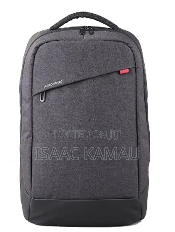 Kingsons 15.6" Trendy Series Backpack Grey - main view